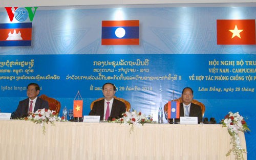 Вьетнам, Лаос и Камбоджа активизируют взаимодействие в профилактике и борьбе с преступностью - ảnh 1